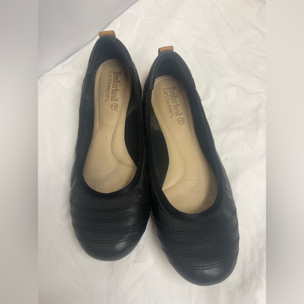 Timberland Women's Black Leather Loafers